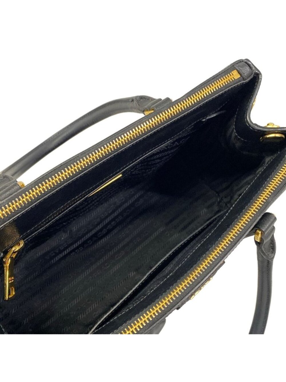 Prada Handbag Galleria Black Leather - Picture 7 of 15